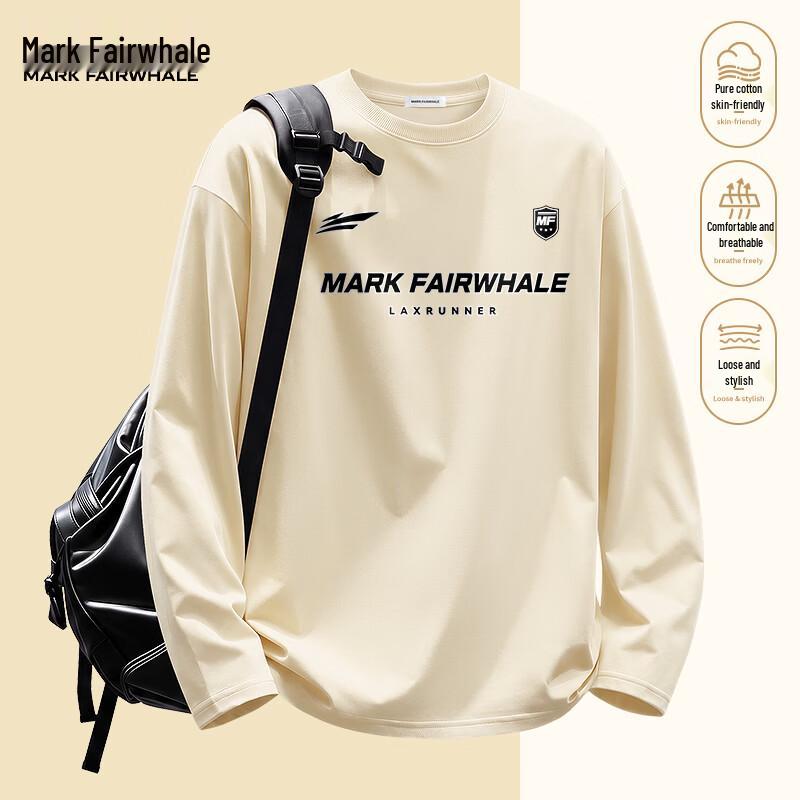 Mark Fairwhale Men's Commuter Cotton Long-Sleeve T-Shirt