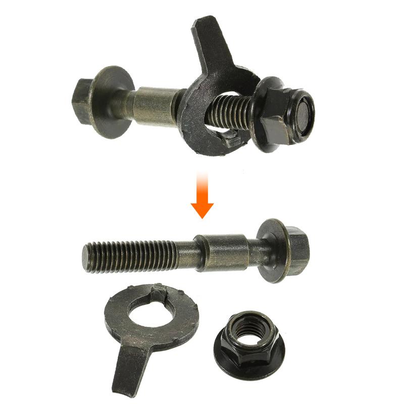 4/8Pcs 12mm Wheel Alignment Camber Bolt 72mm Metal Eccentric Screw Car Adjustment Repair Tool 10.9 Level Four Wheel Positioning
