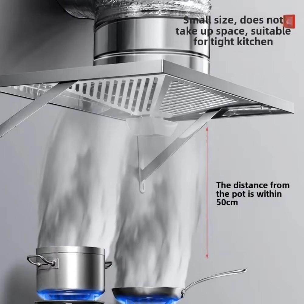 12inch Range Hoods 220V Powerful Oil Fume Extractor New Exhaust Fan  For Rental Homes