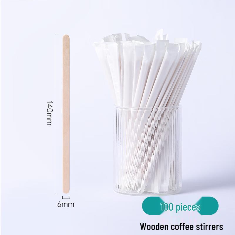 Haizhuoli 14 см Одноразовые пластиковые палочки для размешивания, 500 шт.