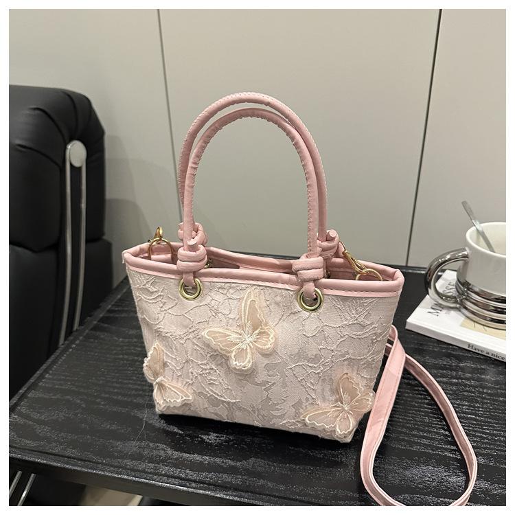 

2025 Новый год популярные сумки женские летние кружевные универсальные модные сумки-мессенджеры портативные маленькие сумки сумка-ведро оптом