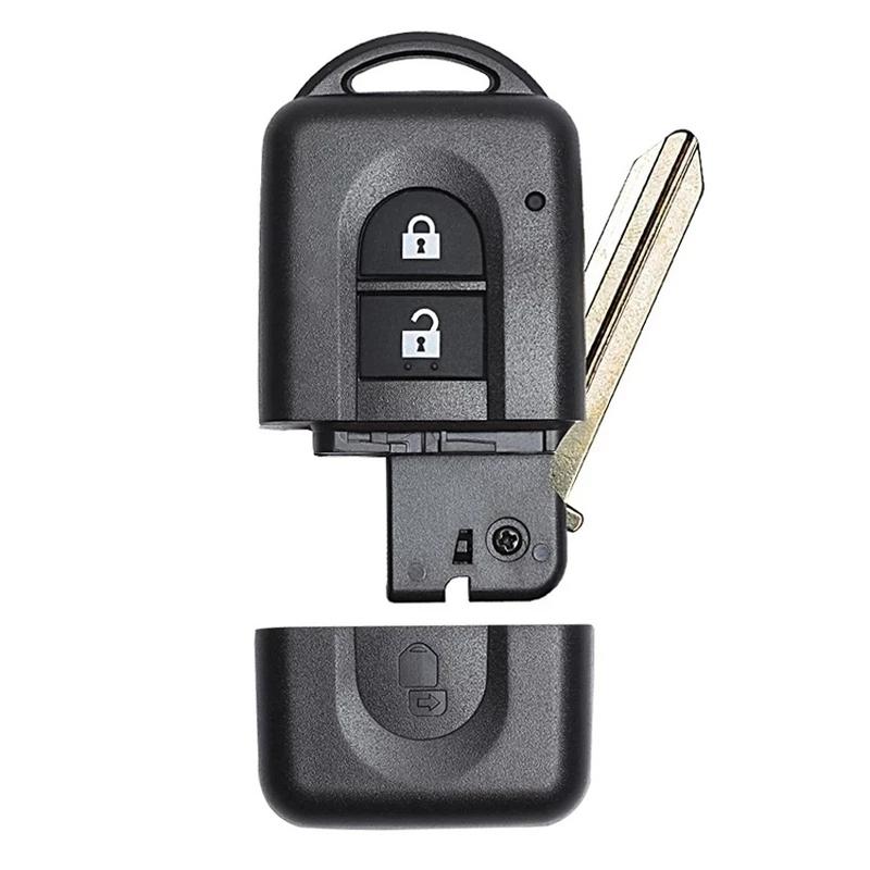 Car Keyless Entry Remote Key with 2 Button 43 Hz ID46 Chip for Nissan X-Trail Qashqai Pathfinder 285E34X00A 285E3EB30A