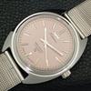 HAND-WINDING VINTAGE HMT KOHINOOR INDIAN MENS PINK COLOR DIAL WATCH A440945-4 HT-a440945