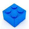 Candy-Colored Stackable Building Block Storage Box for Desk or Office Supplies
