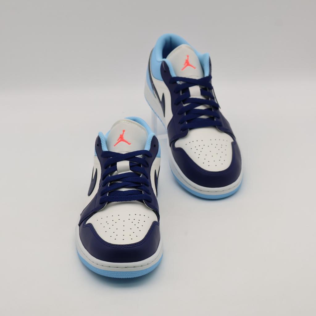 553558-149 Nike Air Jordan 1 Low Blue Chill (Men's)