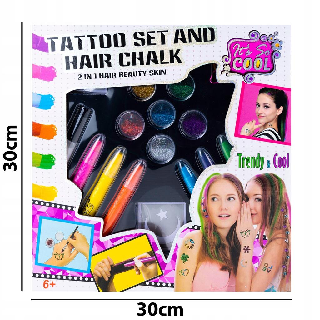 [PACZA][1] Colorful Hair and Tattoos Set Glamour Studio U618
