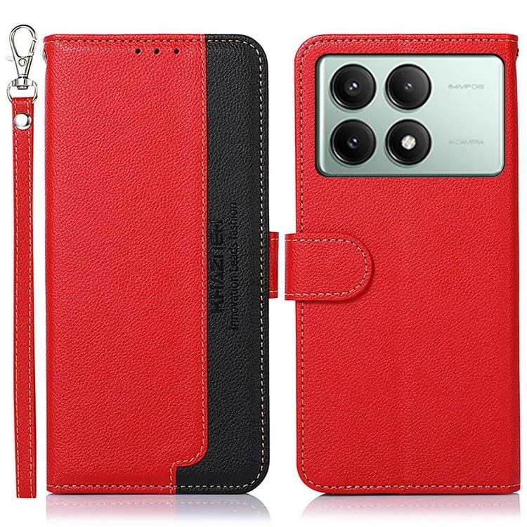 

For Xiaomi Redmi K70E 5G / Poco X6 Pro 5G Case Magnetic RFID Blocking Phone Stand Cover