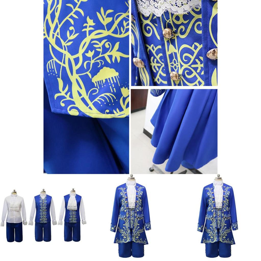 Enchanting Beauty And The Beast Adult Cosplay Prince Adam Costume For Halloween