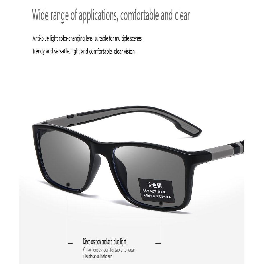 Fashion Photochromic Reading Glasses Men Presbyopia Hyperopia Sport Glasses Women Anti Blue Light Eyeglasses +1.0 +1.5 +2.0 +2.5