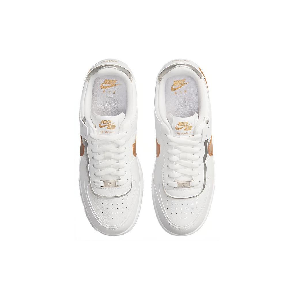 Nike Air Force 1 Low Shadow Bianco Oro Donna DM3064-100