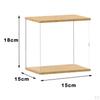 Acrylic Showcase Box Organizer Dustproof for Collectibles Holder