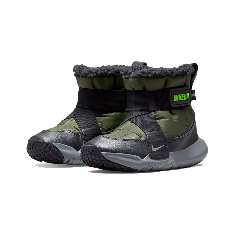 Nike Flex Advance Boot Abrasion Resistant Waterproof Thermal Low Shaft Kids' Boots Army Green DD0304-300