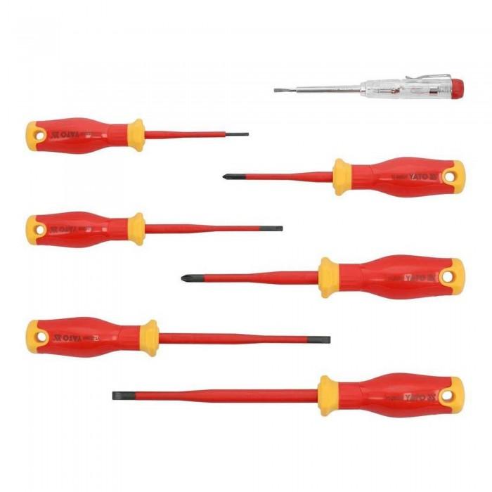Yato Slim Insulated Screwdriver Set (Pack of 7)