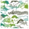 Todaya Shoten Tenugui Dragon Playing in the Mountains 961 Nashien-zome (hand towel)