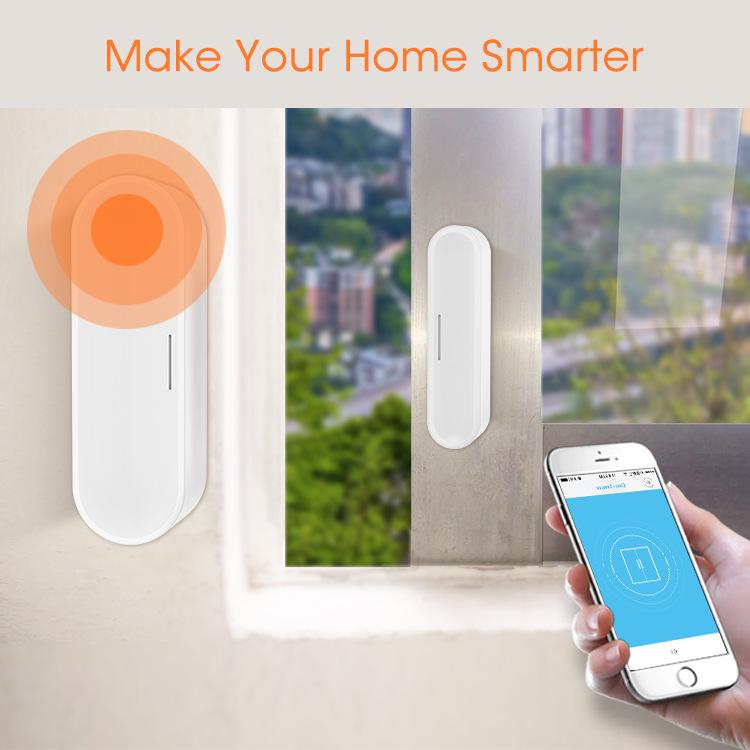 NEO Graffiti ZigBee Smart Door/Window Anti-theft Sensor with USB-Powered Lithium Battery, Anti-tamper Magnetic Detector