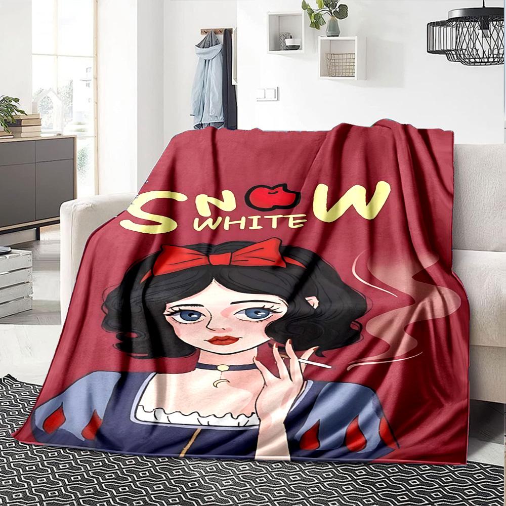 1pc Snow White Soft Warm Throw Blanket Nap Blanket For Couch Sofa Office Bed Camping Travel,Comfortable, Warm1026