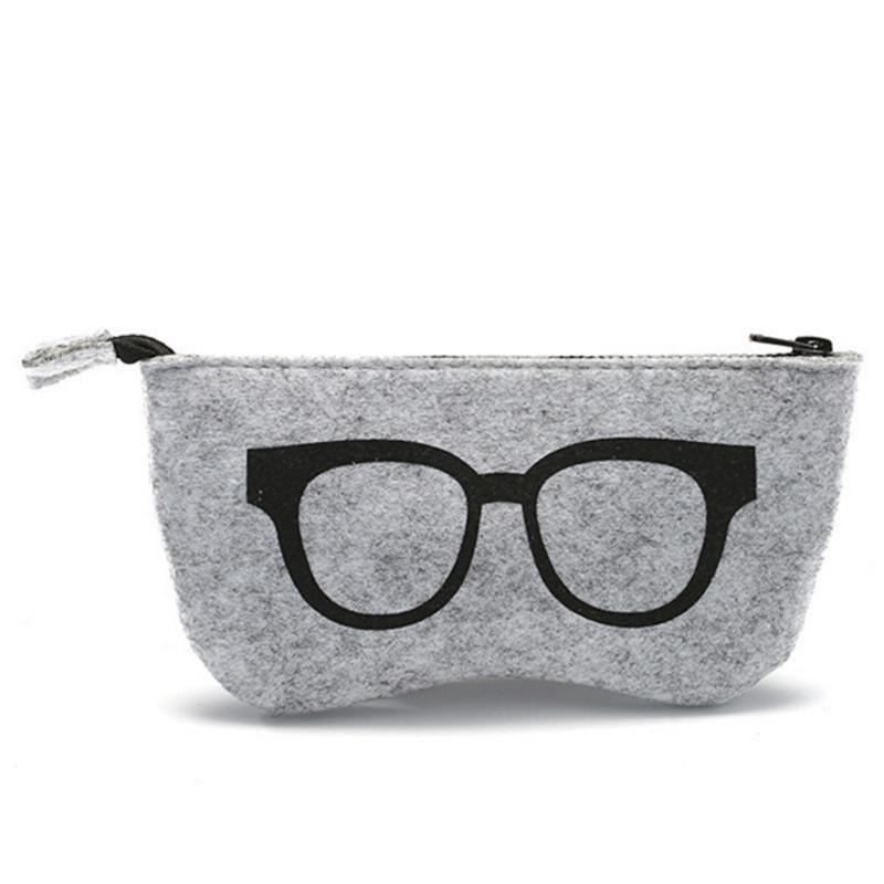 Exquisite Wool Felt Cloth Women Cosmetic Bag