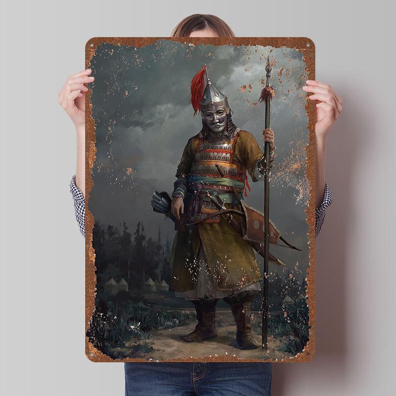 Kingdom Come Deliverance Poster in Latta Arte da Parete Personalizzabile Segni in Latta Metallici Retro Vintage per Casa e Decorazione Gaming