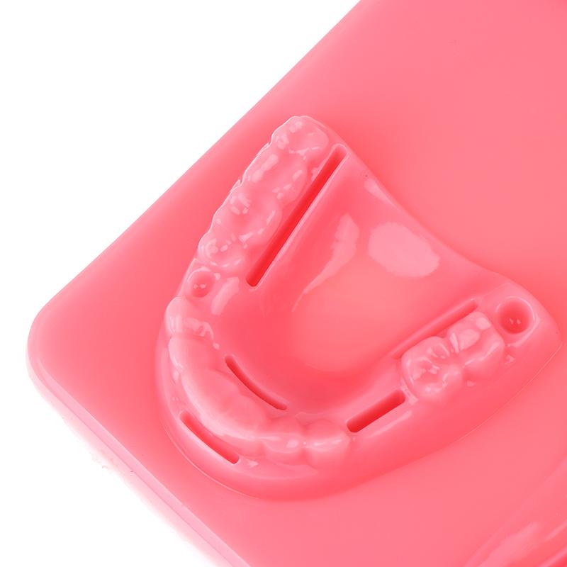 Zahnfleisch Haut Naht Chirurgische Übung Medizinische Hautnaht-Auflage Labor Modell Silikon Parodontitis Naht Modell Trainings-Set