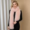 Double-Sided Faux Fur Scarf Thickened Neck Warmer New Plush Scarf  Winter Wear