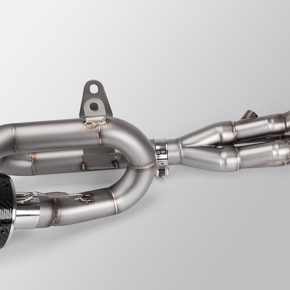 Compatible with Kayak 450RR Motorcycle 23-24: Full Exhaust Pipe Set for Custom Mods