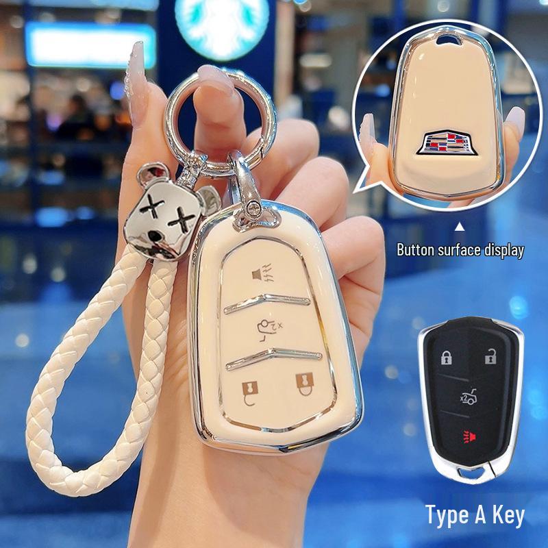 Cadillac Schlüsseletui für XT4, XT5, CT5, CT6, CT4, ATSL und GT4 - Speziell für Frauen entwickelt