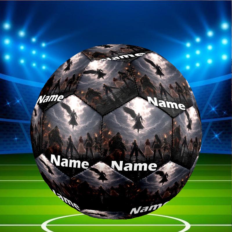 Custom Name Personalized Final Fantasy Print Size 5 Soccer Ball Training & Match Football, for Team, Kicking, Gift for Football