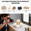 Video shooting props, jewelry, shoes, electric rotary vision device, three adjustable USB charging display stands,360° turntable