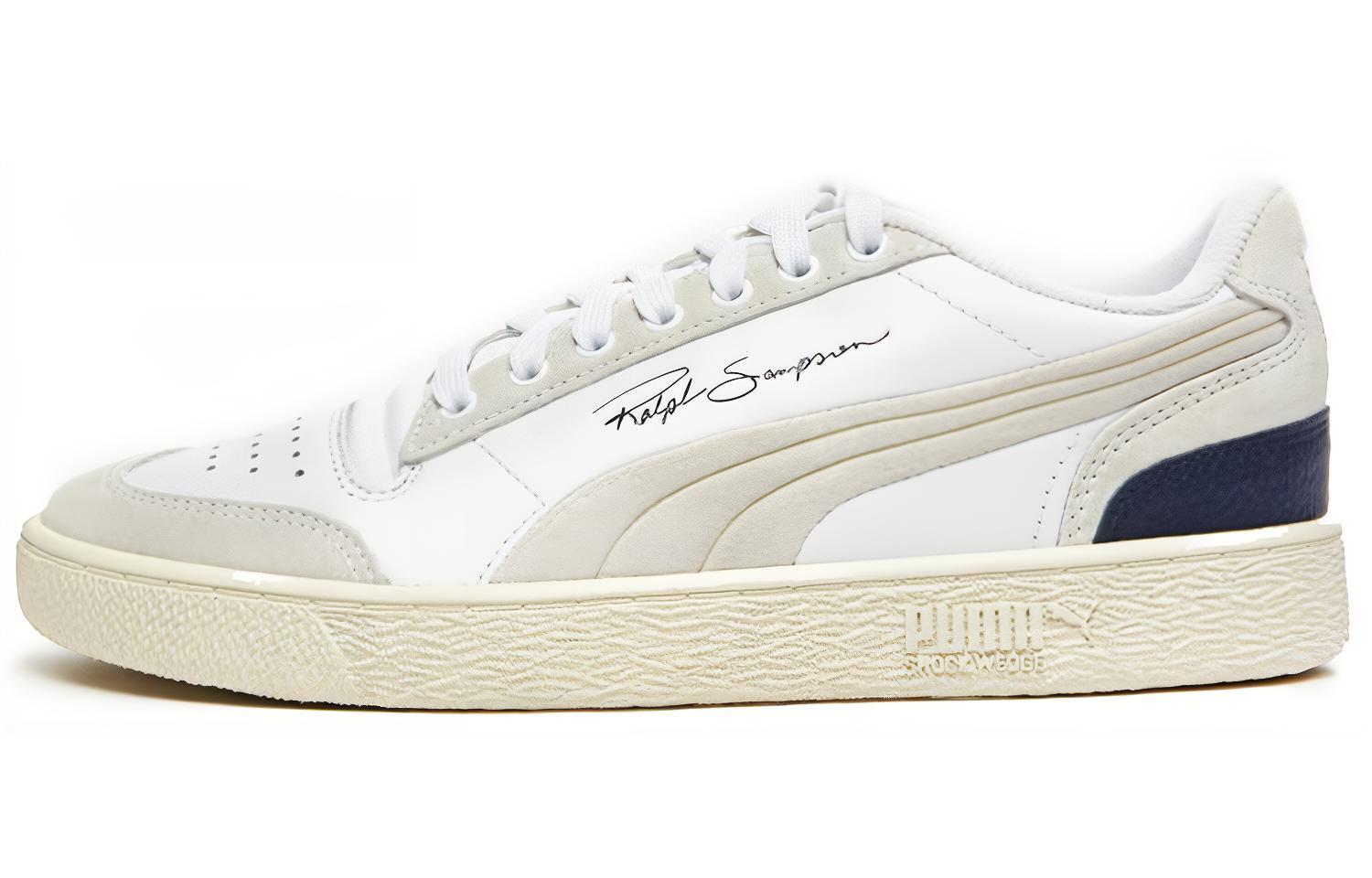 PUMA Ralph Sampson Lo Prm Grey/White/Black Low Board Shoes 373341-01 36