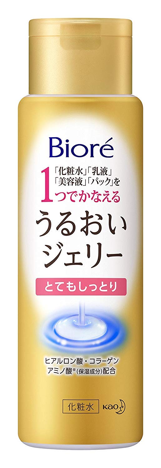 

Biore Moisture Очень увлажняющее молочко и маска для лица [3 шт.] Желе, Увлажняющее, 180 мл, лосьон для ухода 4-в-1, лосьон, сыворотка,