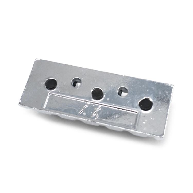 43mm 6 Strings Electric Guitar String Locking Nut with Mounting Screws & Wrench