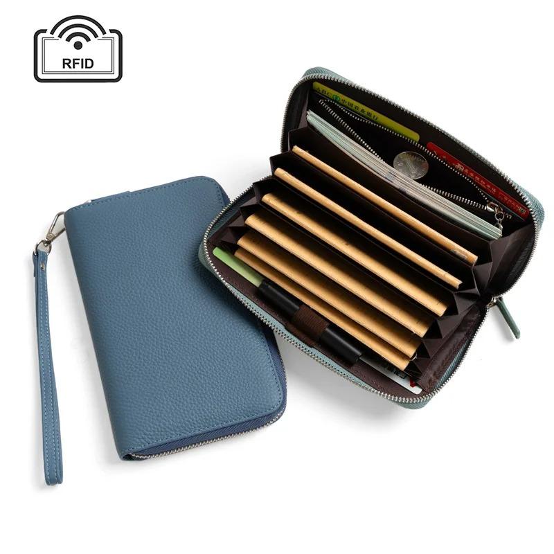 New Women's Wallet Top Cowhide Large Capacity Multi-Card Card holder Fashion Designer Luxury Clutch bags coin purse