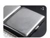Stainless Steel Portable Cigarette Case, 20-Capacity for 6.5mm Medium Cigarettes