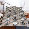 3D animal Horse Soft Duvet Cover Set+pilow Cover Brown Grey Bed Cover Set Quen Sized Dimensions Animal Beding Sets 5d Jogo De Cama Ful