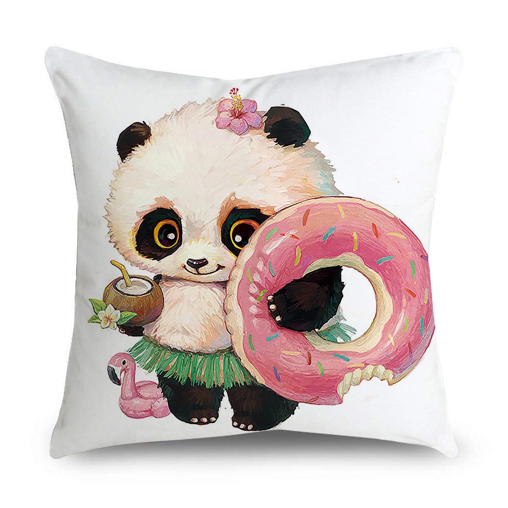 Drăguț Panda Scaun Canapea Față de Pernă Decorare Dormitor Husă Pernă Decorare Canapea Acasa Față de Pernă