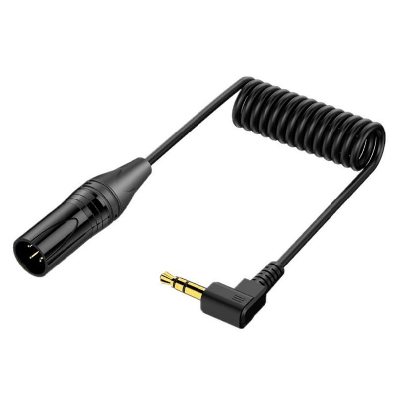 

Coiled 3.5mm TRS to 3Pin Male/Female Auditory Cable, Stretchable Connector for Phones Tablets Connection 1