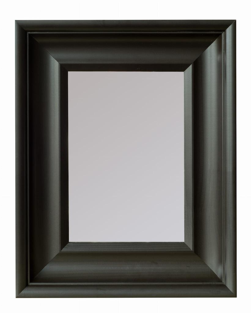 Lustro Drewniane Prostokątne Klasyczne 36X45 Cm Czarne Bd Art