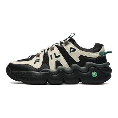 Panini Confortable Polyvalent Amortissant Durable Chaussures de Basket Rétro Basse Homme sneaker Noir Avoine F12M242605FBO