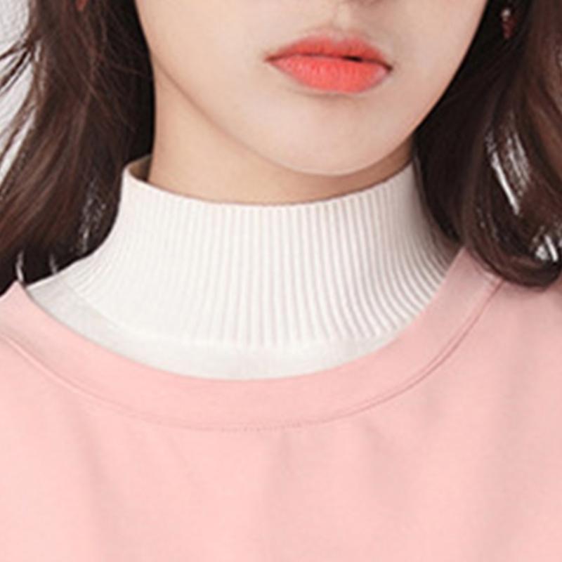 Ribbed Shawl For Women Winter False Collar for Women Neck Wrap Men Women Turtleneck Collar Ribbed Knitted Elastic