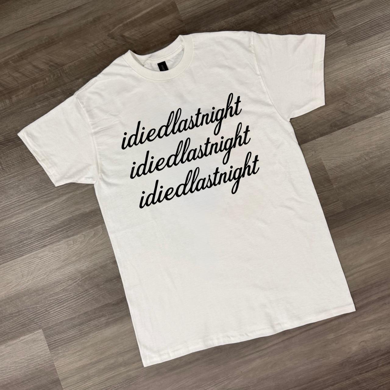 

I Died Last Night Shirt Sad Quote Graphic Tee Minimalist Aesthetic Shirt Depressed Humor Tee Unisex Streetwear Top S