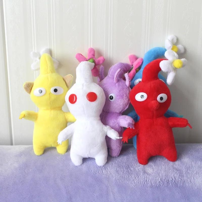 15cm Pikmin Vycpané plyšové hračky Květinové poupě List Plyšová panenka Kreslený plyš pro děti Dárek