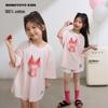 T-shirt in Cotone Estiva Cartoni Animati Graffiti per Bambini