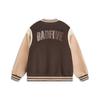 Li-Ning Badfive Contrast Letter Print Loose Cropped Cotton Jacket Men Jacket Charcoal Coffee-Brown AJMT089-1