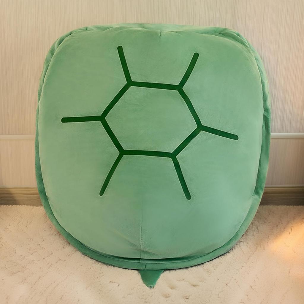 FORLIGHT Turtle Shell Cushion, 60cm, Plush Toy, Wearable Body Pillow, Turtle Cushion, Floor Cushion, Animal Costume, Costume, Green, Backrest,