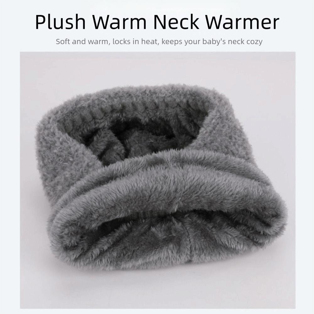 Knitted Beanie Rabbit Ear Winter Hat Plush Face Guard Neck Warmer Pullover Cap  Infant Cap