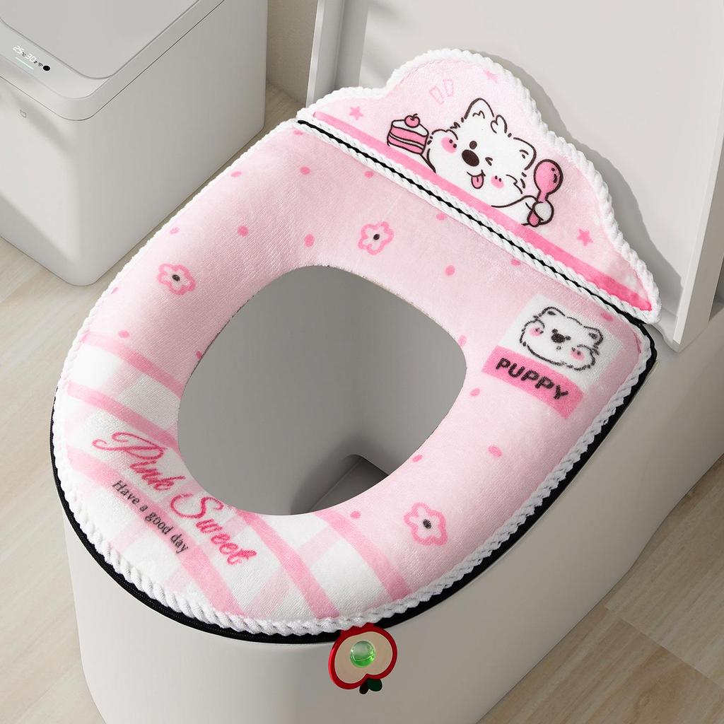 EVA Scented Waterproof Toilet Seat Cushion - Wash-Free Universal Cover for All Seasons