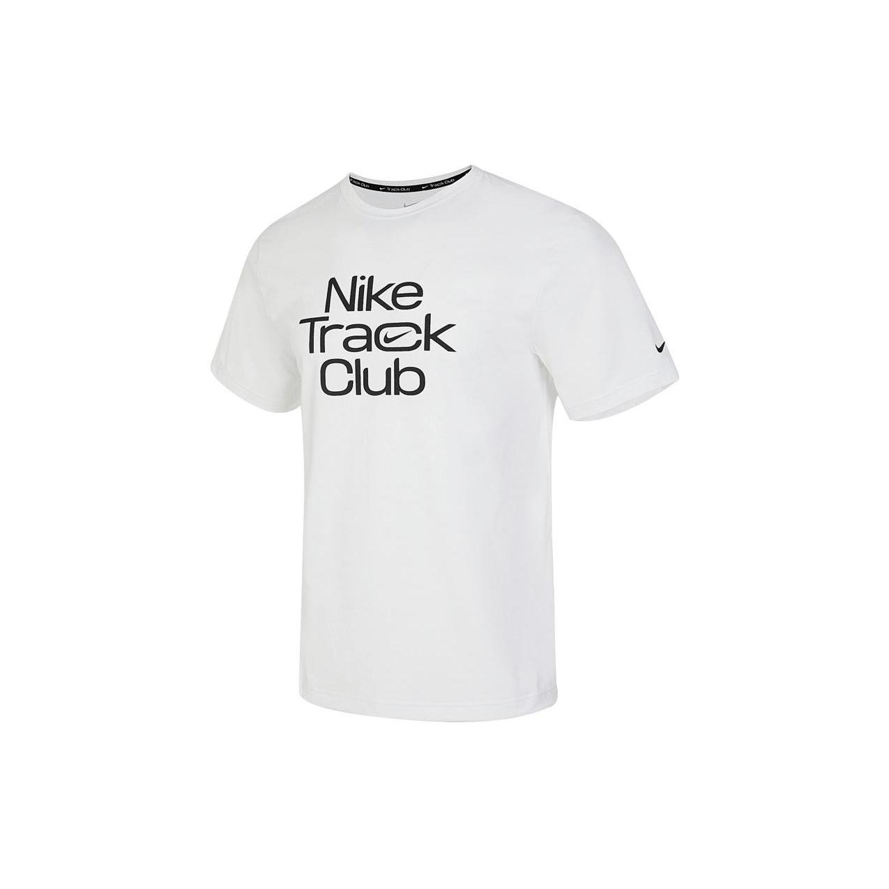 Nike Track Club Dri-FIT Short-Sleeve Running Top White Men s FB5513-121 XXL