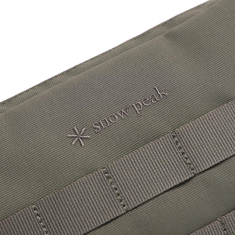 SNOWPEAK Rough Square Hip Sack Dark Khaki (S24ZUFBG67)