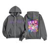 Kids Fashion Women's Lightweight Long Sleeve Zipper Hoodie Printed Hoodie With Pockets