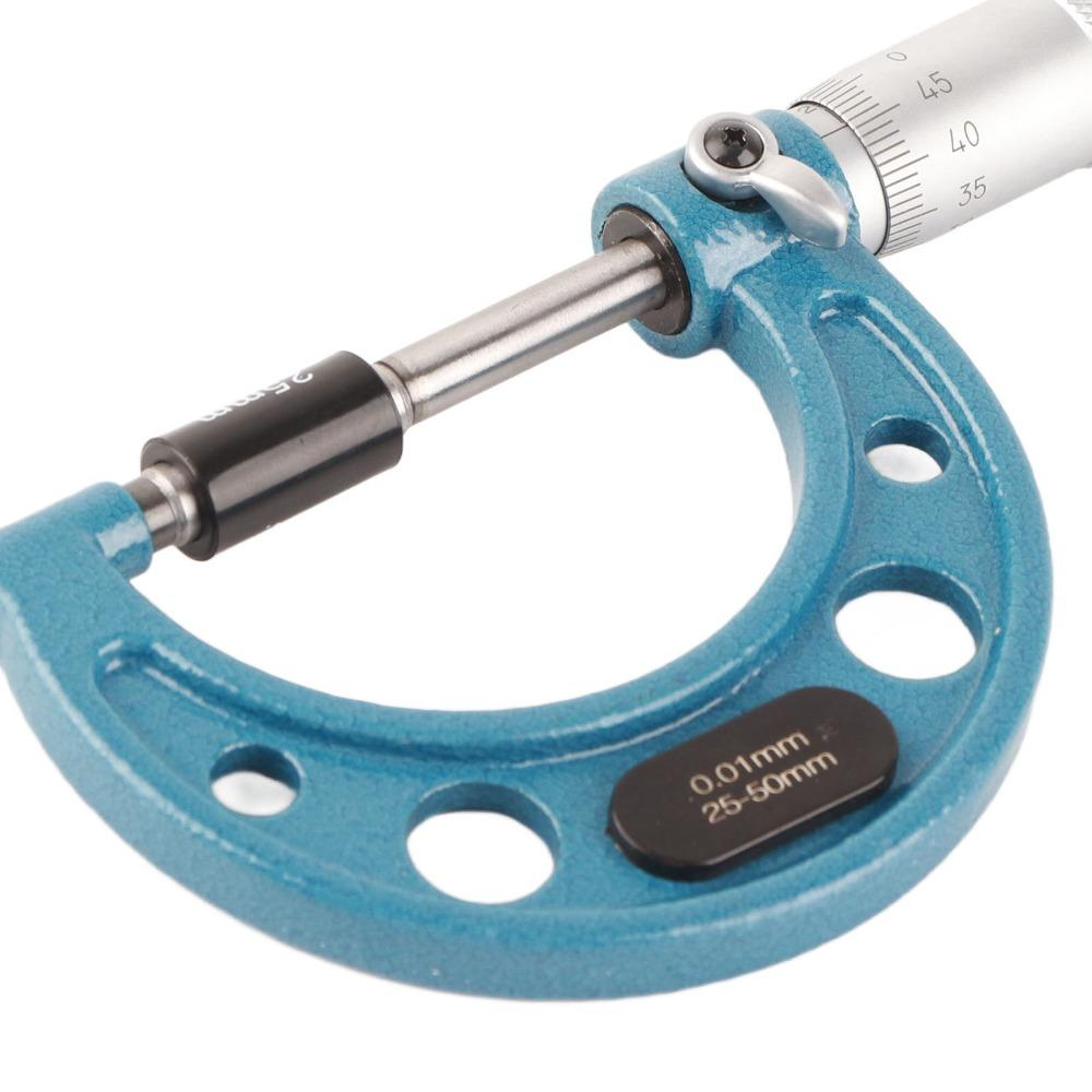 High Accuracy Thickness Measuring Tool 0.01mm Accuracy Outer Diameter Micrometer  For Machinists